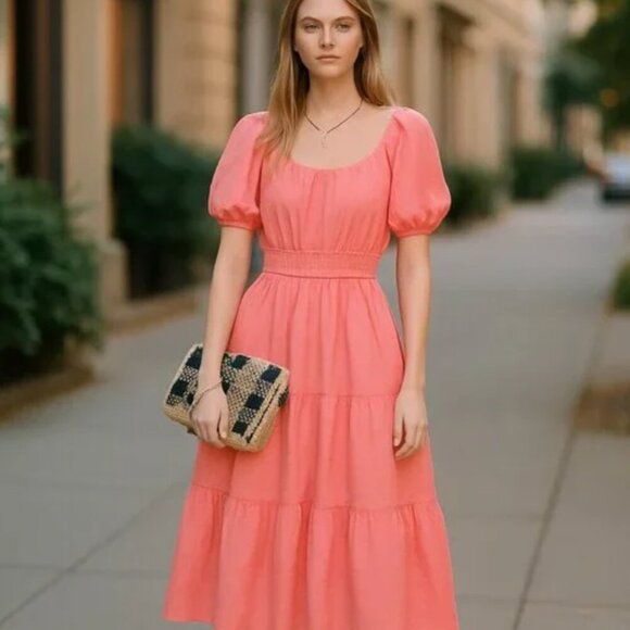 NWT Vineyard Vines Tiered Maxi Dress Size Large - Picture 16 of 16